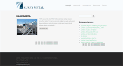 Desktop Screenshot of kuzeymetal.com